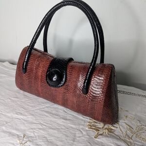 Anmari & Co. Brown Snake Handbag
